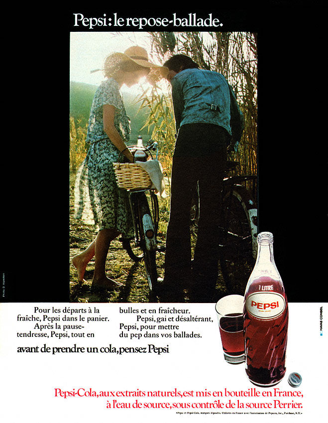 Publicité Pepsi Cola 1971