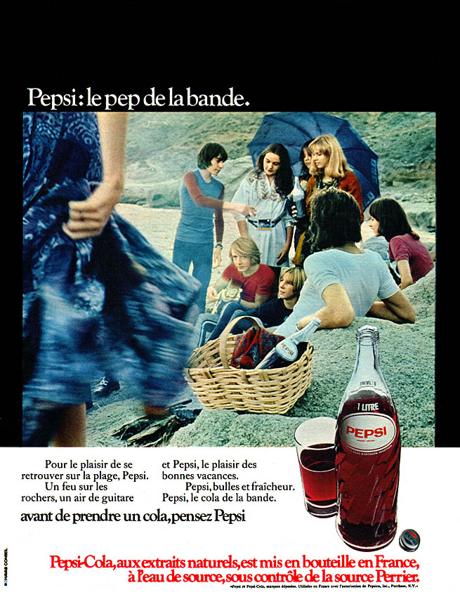 Publicité Pepsi Cola 1971