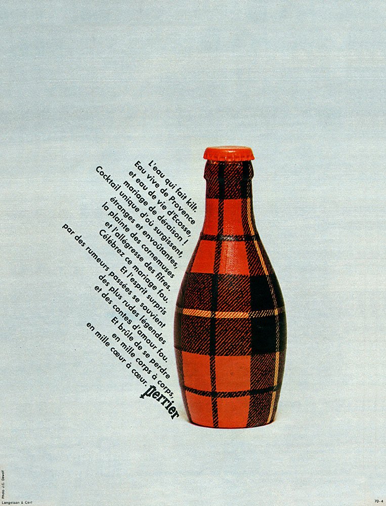 Publicit� Perrier 1970