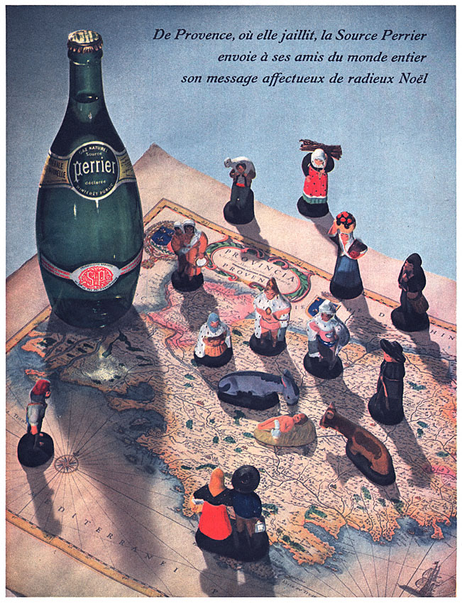 Publicité Perrier 1951