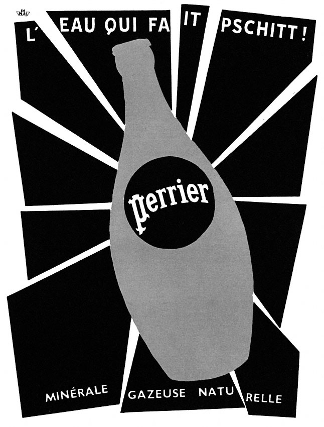 Publicité Perrier 1953