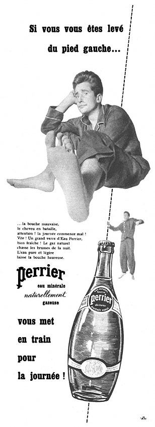 Publicité Perrier 1953