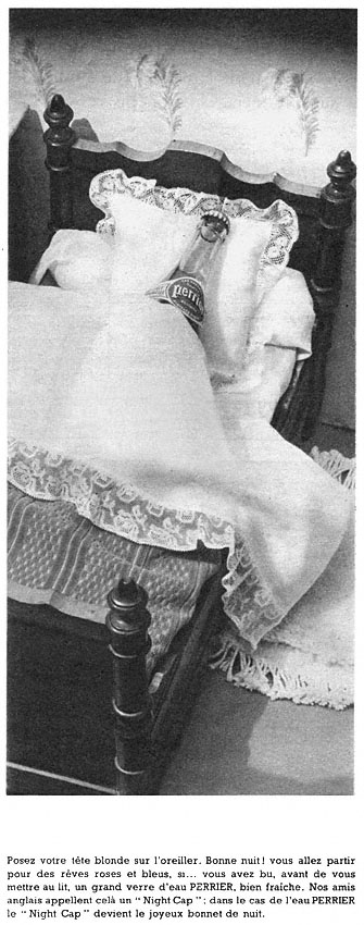 Publicité Perrier 1955