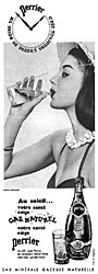 Publicit Perrier 1957