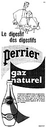 Publicit Perrier 1958