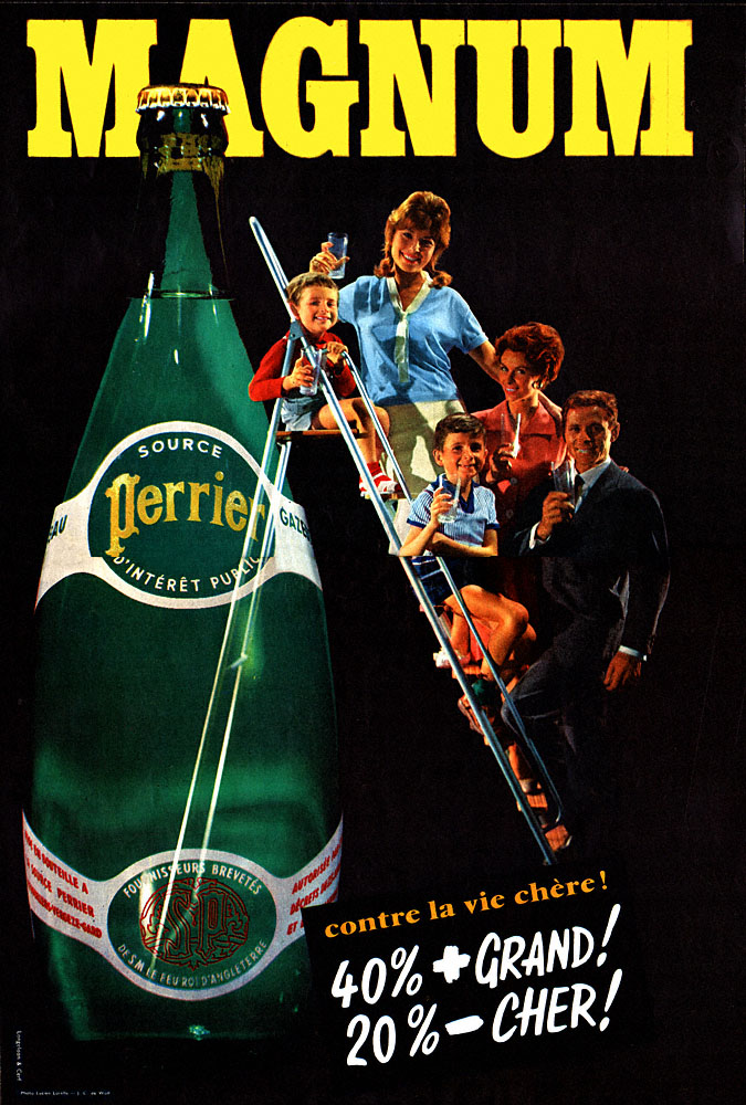 Publicité Perrier 1959