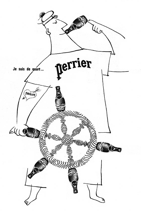 Publicité Perrier 1963