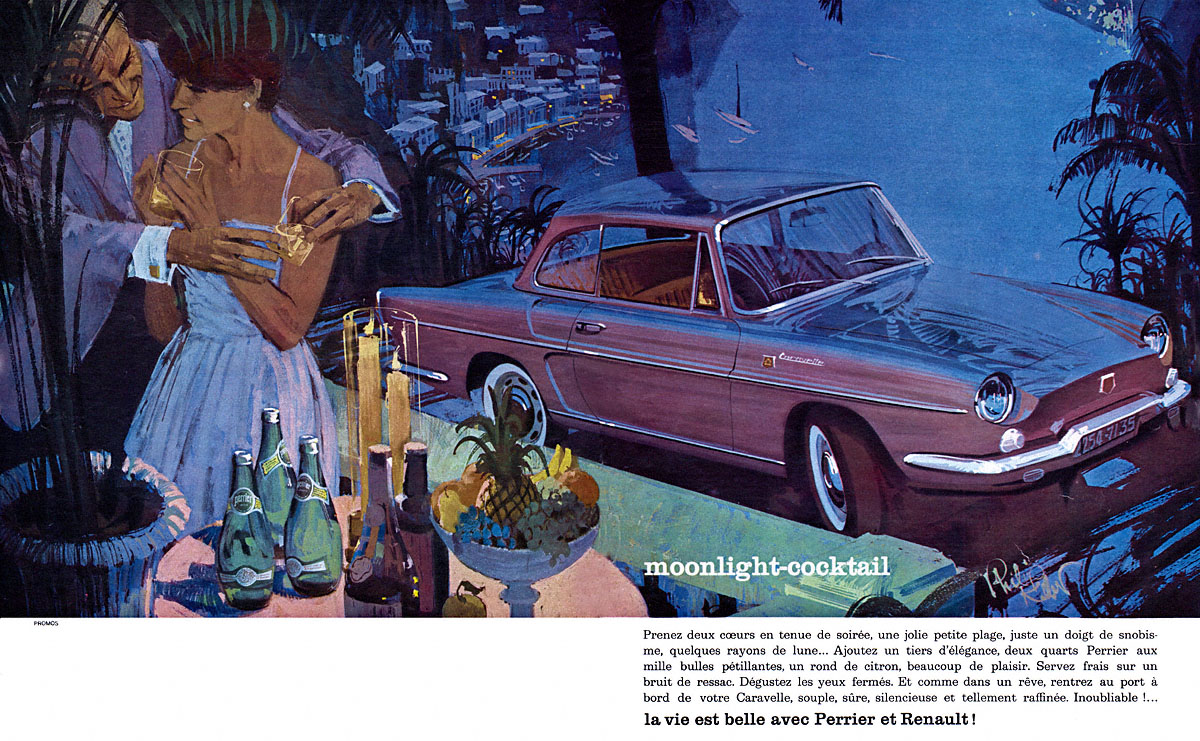 Publicité Perrier 1963