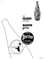 Publicit Perrier 1964