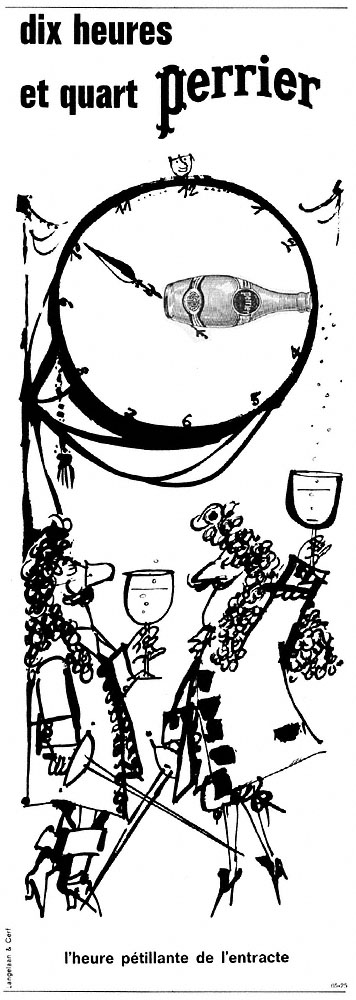 Publicit� Perrier 1965