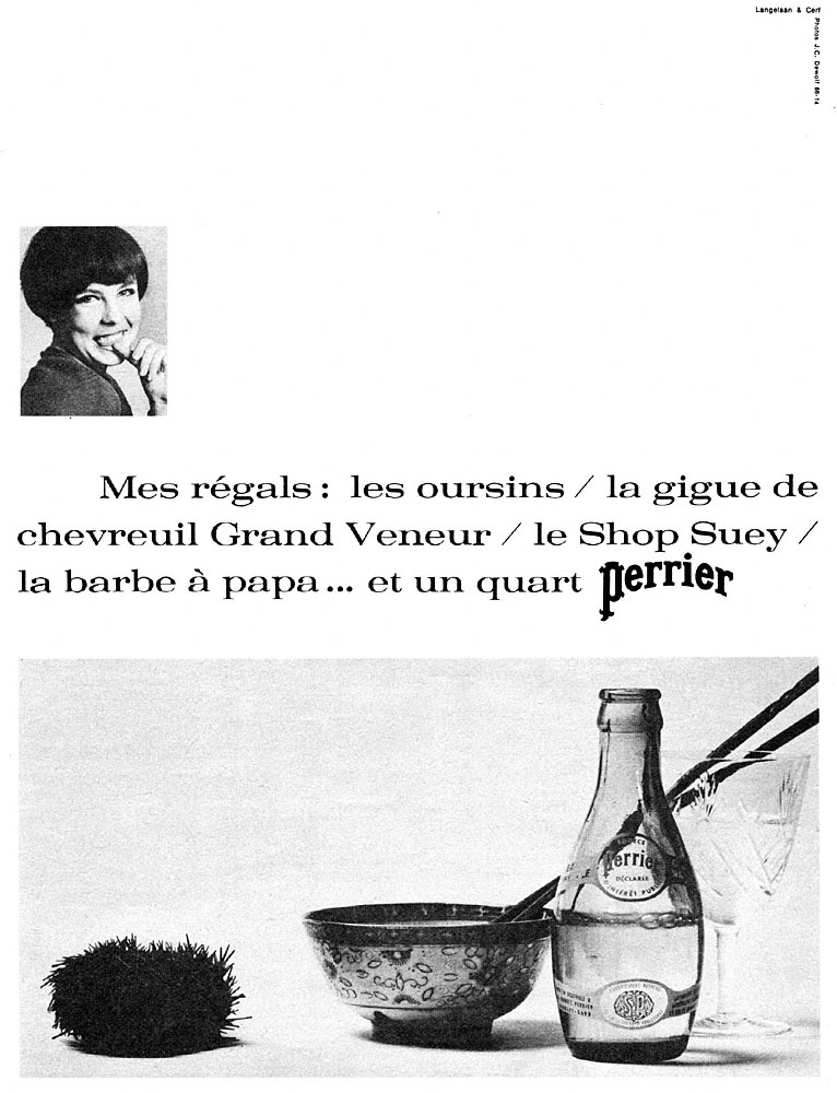 Publicit� Perrier 1966