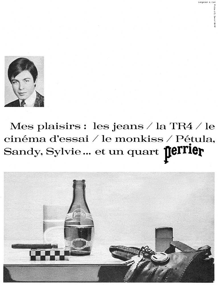 Publicit� Perrier 1966