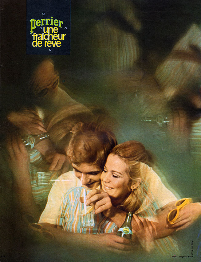 Publicité Perrier 1968