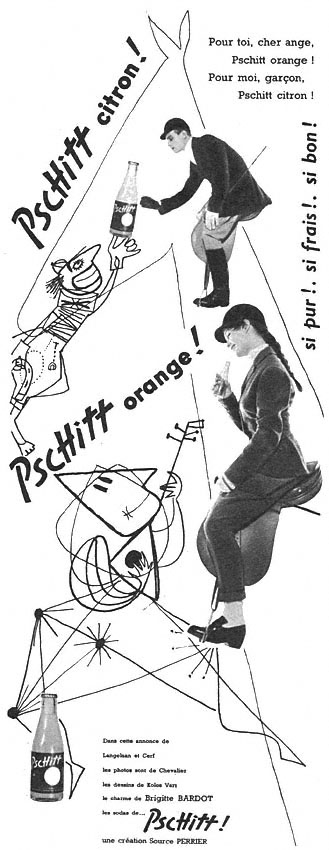 Publicité Pschitt 1955