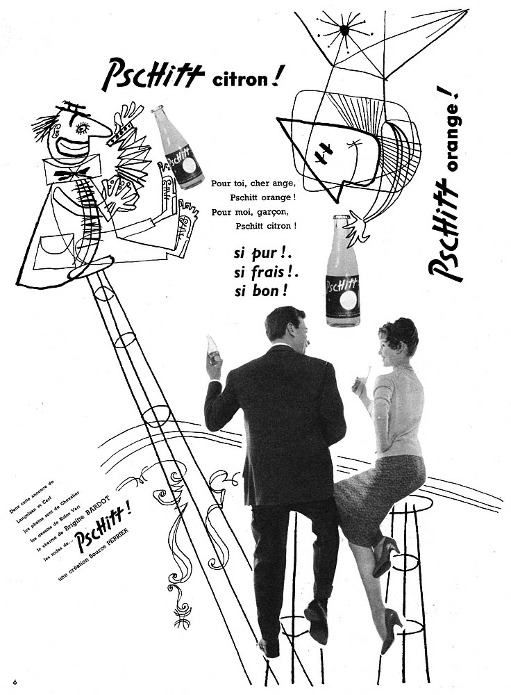 Publicité Pschitt 1955