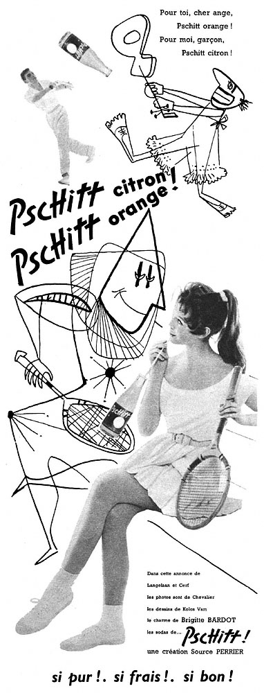 Publicité Pschitt 1955