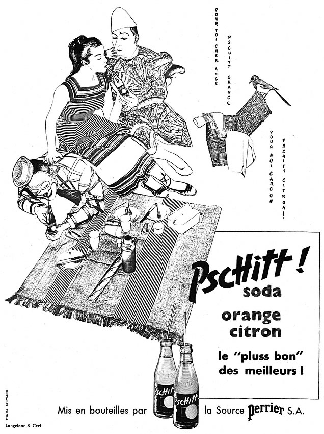Publicité Pschitt 1956