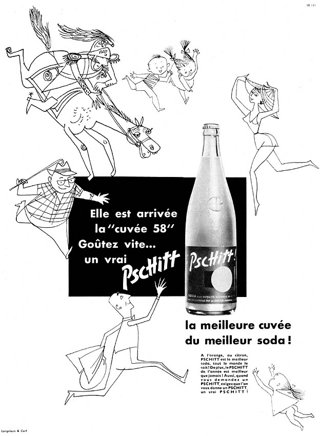 Publicité Pschitt 1958