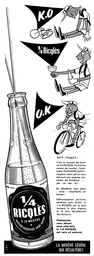Publicité Ricqls 1958