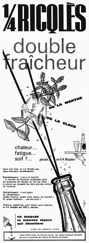 Publicité Ricqls 1961