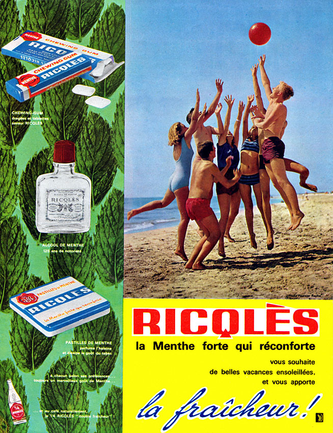 Publicité Ricqls 1963