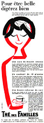 Publicit TheFamilles 1959