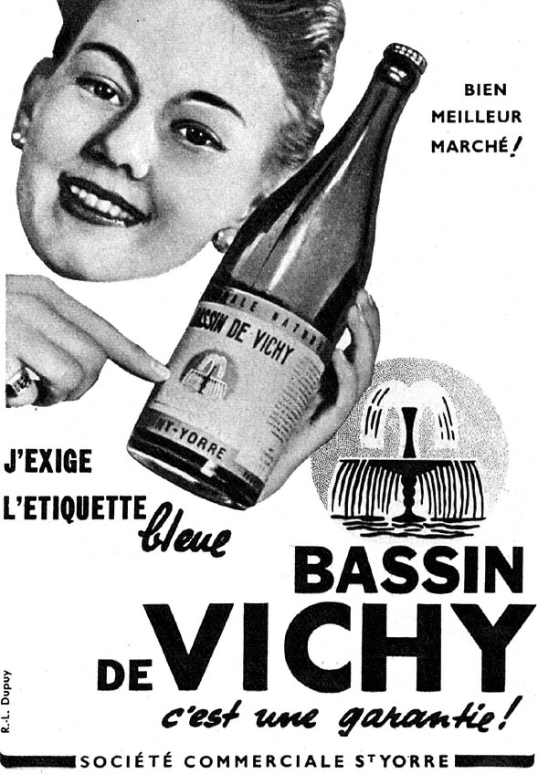 Publicité Vichy 1951