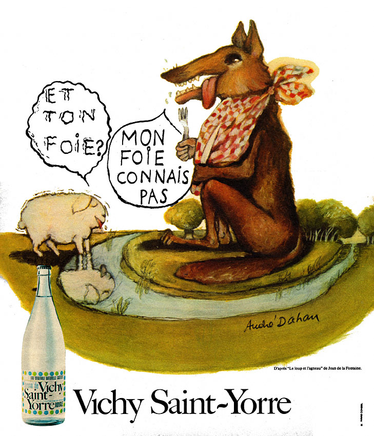 Publicité Vichy 1974