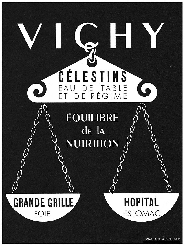 Publicité Vichy 1951