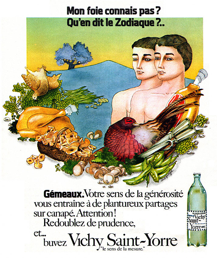 Publicité Vichy 1975