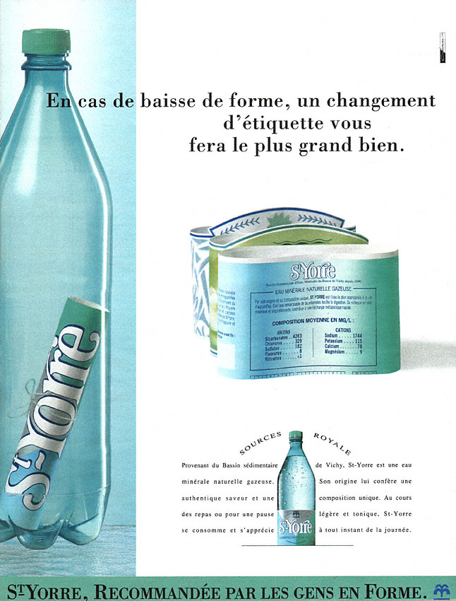 Publicité Vichy 1995