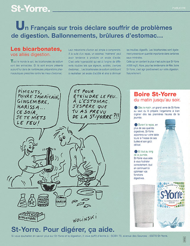 Publicité Vichy 2000