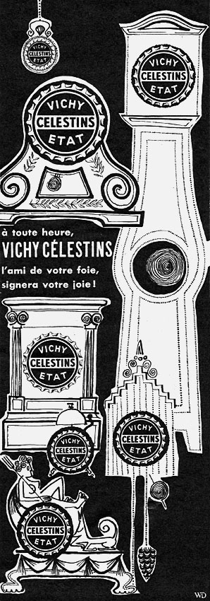 Publicité Vichy 1955