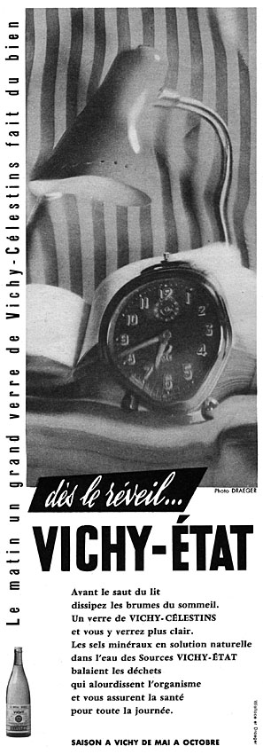 Publicité Vichy 1957