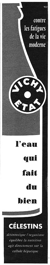 Publicité Vichy 1959