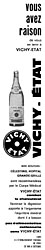 Publicit Vichy 1961