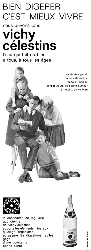 Publicité Vichy 1962