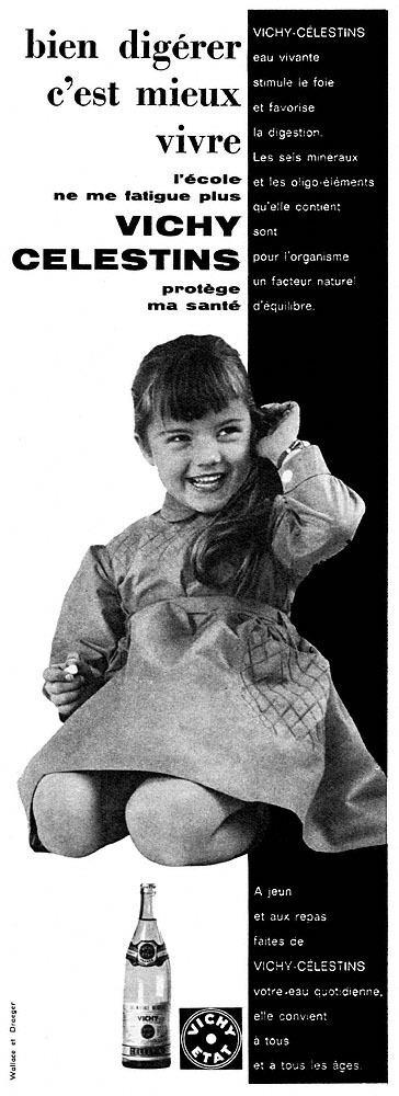 Publicité Vichy 1963