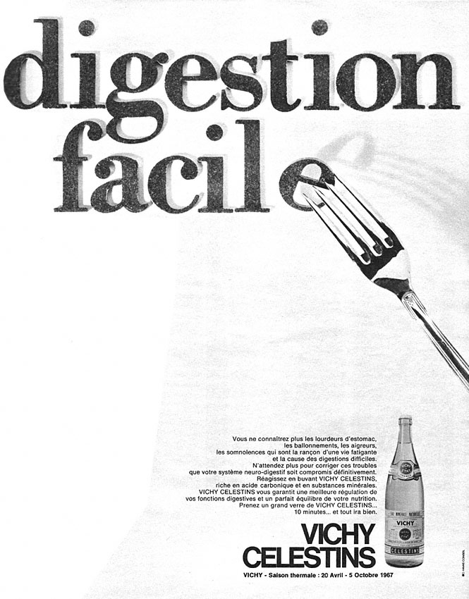 Publicité Vichy 1967