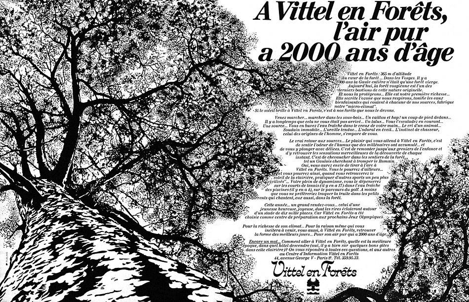 Publicité Vittel 1971