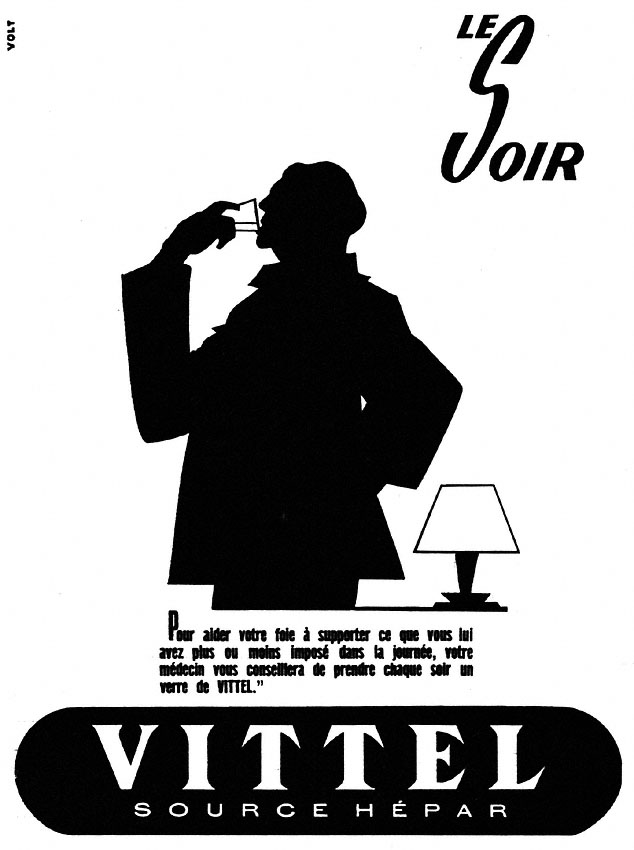 Publicité Vittel 1952