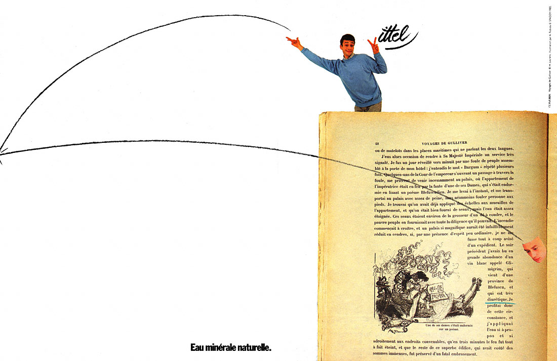 Publicité Vittel 1985
