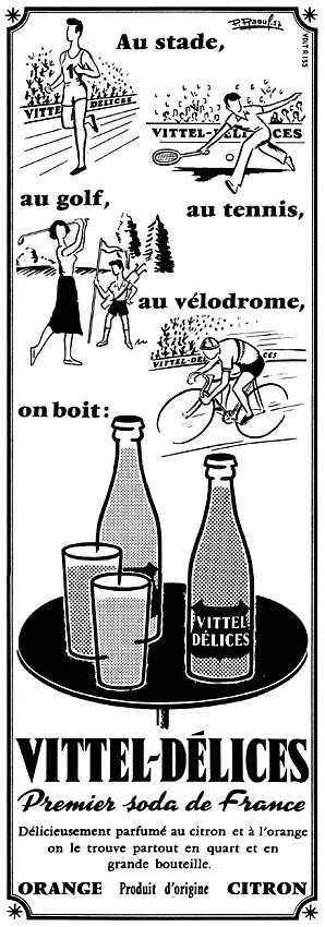Publicité Vittel 1957