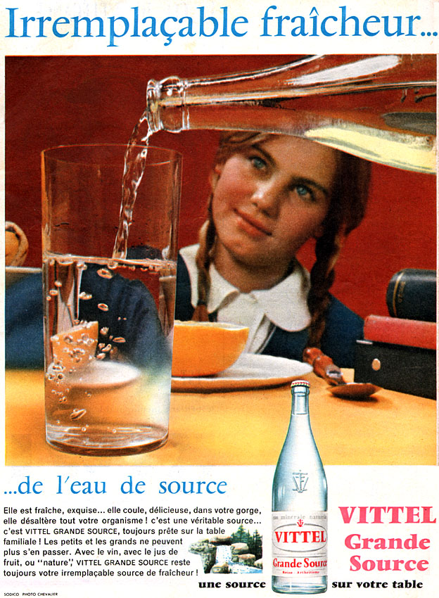 Publicité Vittel 1959