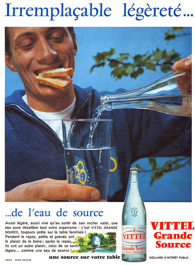 Publicité Vittel 1959