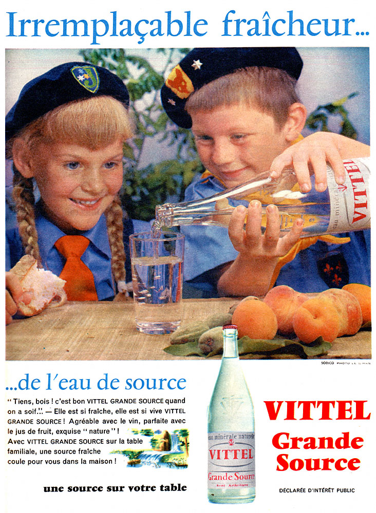 Publicité Vittel 1959