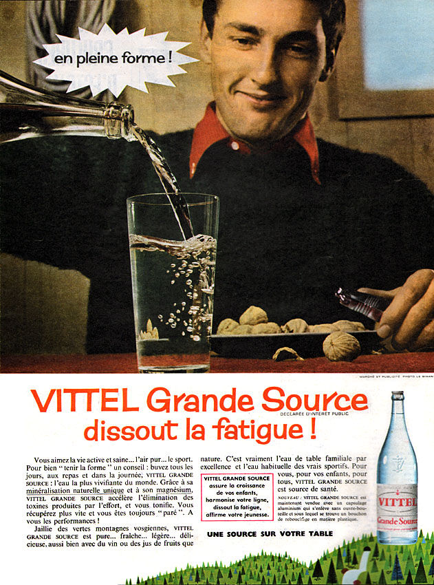 Publicité Vittel 1960