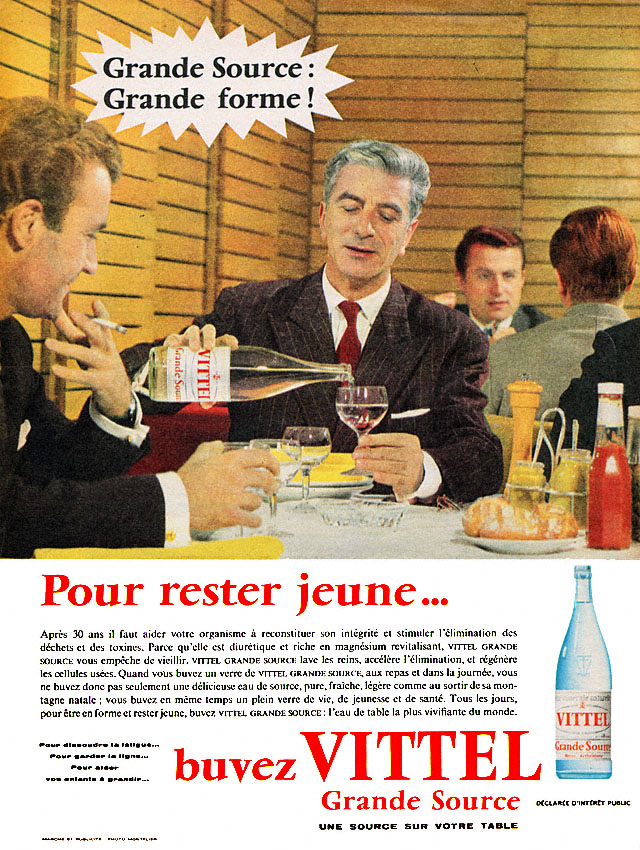 Publicité Vittel 1961