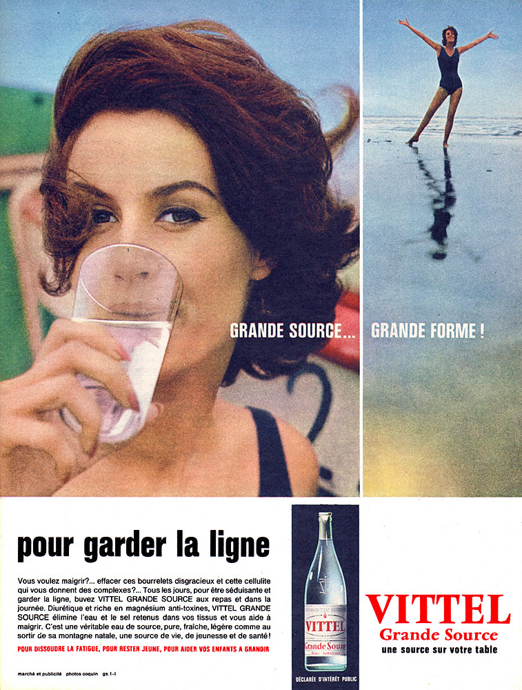 Publicité Vittel 1961