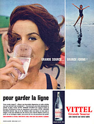 Publicit Vittel 1961